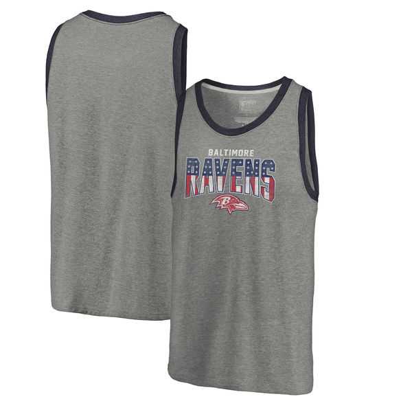 Baltimore Ravens NFL Pro Line by Fanatics Branded Freedom Tri-Blend Tank Top - Heathered Gray,We sell and wholesale Baltimore Ravens NFL Pro Line by Fanatics Branded Freedom Tri-Blend Tank Top - Heathered Gray on line form chian!